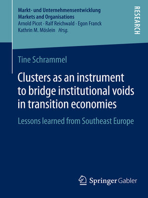 cover image of Clusters as an instrument to bridge institutional voids in transition economies